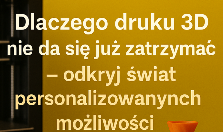 Dlaczego druku 3D nie da się już zatrzymać